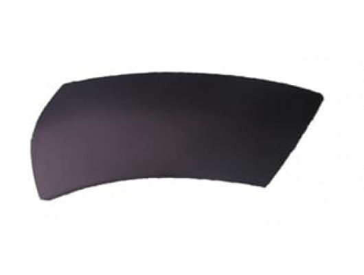 DACIA DUSTER- 10/17; ÖN TAMPON DODİK PLASTİĞİ SAĞ KISA SİYAH (YAPIŞKANLI) (TW)