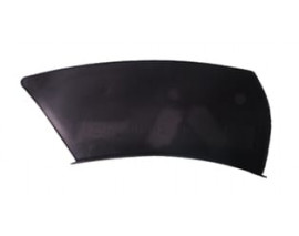 DACIA DUSTER- 10/17; ÖN TAMPON DODİK PLASTİĞİ SAĞ KISA SİYAH (YAPIŞKANLI) (TW)