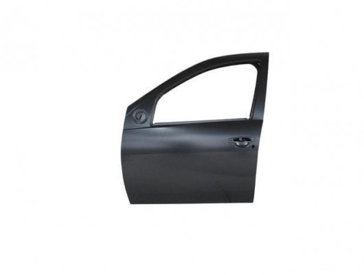 DACIA DUSTER- 10/17; ÖN KAPI KOMPLE SOL SİYAH BOYALI (İCELİ/ÇEKOMASTİKLİ) (TW)