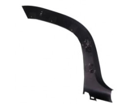 DACIA DUSTER- 10/17; ARKA ÇAMURLUK AĞZI PLASTİĞİ SOL (DODİK PLASTİĞİ) UZUN SİYAH (YAPIŞKANLI) (TW)