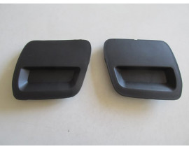 DACIA DUSTER- 18/24; ÖN TAMPON ÇEKİ DEMİRİ KAPAĞI SİYAH (SAĞ/SOL SET 2 PARÇA)