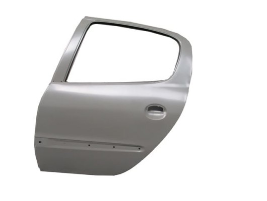 PEUGEOT 206- HB- 99/09; ARKA KAPI KOMPLE SOL GRİ BOYALI (TW)