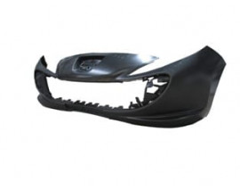 PEUGEOT 206 PLUS- HB- 10/13; ÖN TAMPON SİYAH (SİS DELİKSİZ) (LM)