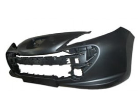 PEUGEOT 207- 06/09; ÖN TAMPON SİYAH (SİS DELİKLİ) BANT/PANJUR DELİKLİ/ BRAKETLİ (3 KAPI SPORT) TW)