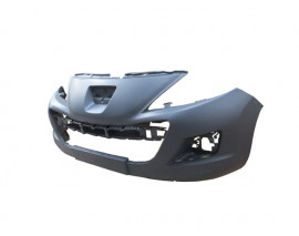 PEUGEOT 207- 09/12; ÖN TAMPON SİYAH (SİS/PANJUR DELİKLİ) (TYG)