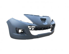 PEUGEOT 207- 09/12; ÖN TAMPON SİYAH (SİS/PANJUR DELİKLİ) (TYG)