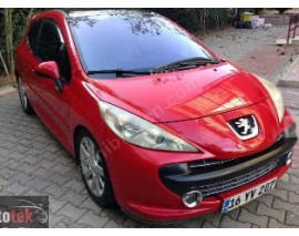 PEUGEOT 207- 06/09; ÖN TAMPON PANJURU ALT SİYAH (IZGARA) (3 KAPI SPORT) (TW)