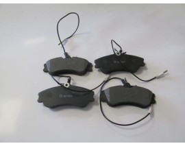 PEUGEOT 306- SD/HB- 97/00; ÖN FREN BALATASI (4 KABLOLU)(DİSK) (129,7X56X18,5) (BRAMAX)