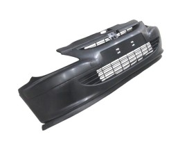 PEUGEOT 307- 01/05; ÖN TAMPON SİYAH/PANJURLU KOMPLE/ BANDLI/KARLIKLI/ÇEKİ KAPAKLI (TW)