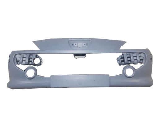 PEUGEOT 307- 06/08; ÖN TAMPON GRİ ASTARLI(PANJUR/BANT DELİKLİ/SİS ÇERÇEVELİ)(PANEL ÜST KORUMALI)TW