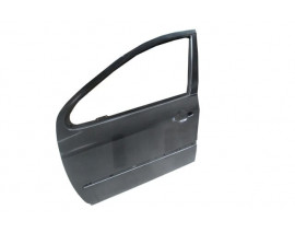 PEUGEOT 307- 06/08; ÖN KAPI KOMPLE SOL SİYAH BOYALI (İCELİ/ÇEKOMASTİKLİ) (TW)