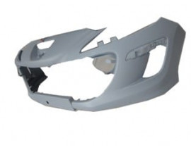 PEUGEOT 308- 08/11; ÖN TAMPON GRİ (ASTARLI SİS/BANT/IZGARA DELİKLİ (FAR YIKAMASIZ) (TYG)