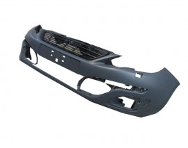 PEUGEOT 308- 15/17; ÖN TAMPON GRİ (ÜST PANJURLU)SENSÖR DELİKSİZ/FAR YIKAMALI (TYG)