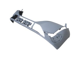 PEUGEOT 308- 22/24; ÖN TAMPON ASTARLI GRİ/SENSÖR DELİKSİZ/ÇEKİ DEMİR KAPAKLI/BRAKETLİ (TYG)