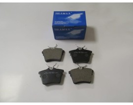 PEUGEOT 407- 04/11; ARKA FREN BALATASI (KABLOSUZ)(DİSK) (86,2x57,1x17)(BRAMAX)