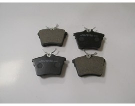 PEUGEOT 407- 04/11; ARKA FREN BALATASI (KABLOSUZ)(DİSK) (86,2x57,1x17)(BRAMAX)
