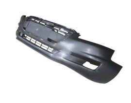 PEUGEOT 508- 11/14; ÖN TAMPON SİYAH PANJURLU KOMPLE/ÇEKİ KAPAKLI/BRAKETLİ (TW)