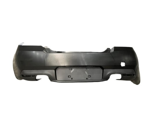 PEUGEOT 508- 14/17; ARKA TAMPON SİYAH KARLIKLI KOMPLE (ÇİFT EKSOZ DELİKLİ) (TW)