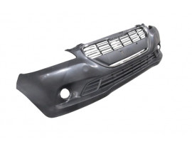 PEUGEOT 301- 13/16; ÖN TAMPON SİYAH (PANJURLU/SİS BRAKETLİ/NİKELAJ ÇITALI/ÇEKİ KAPAKLI)(TW)