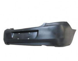 PEUGEOT 301- 13/16; ARKA TAMPON SİYAH (SENSÖR DELİKSİZ) (TW)