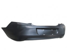 PEUGEOT 301- 13/16; ARKA TAMPON SİYAH (SENSÖR DELİKSİZ) (TW)