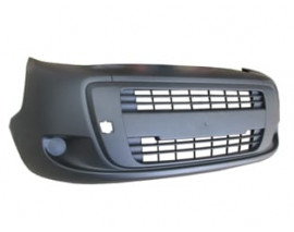 PEUGEOT BIPPER- 12/17; ÖN TAMPON SİYAH (SİS DELİĞİ ALTTA SİSSİZ)