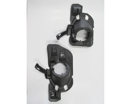 PEUGEOT PARTNER- TEPEE- 10/18; SİS LAMBA İÇ BAĞLANTI BRAKETİ SAĞ/SOL SET (2 PARÇA) PLASTİK