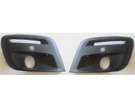 PEUGEOT PARTNER- VAN- 16/18; SİS LAMBA KAPAĞI SAĞ/SOL SET (2 PARÇA) (SİS/SENSÖR/GÜNDÜZ FARI DELİKLİ)