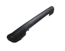 PEUGEOT PARTNER- VAN- 10/18; ARKA TAMPON SİYAH (SENSÖR DELİKSİZ/ÇEKİ DEMİRİ KAPAKLI)