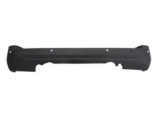 PEUGEOT PARTNER- VAN- 19/24; ARKA TAMPON SIYAH (4 SENSÖR DELIKLI/ÇEKI DEMIRI KAPAKLI)