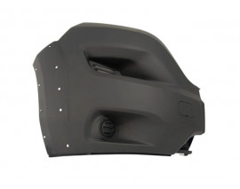 PEUGEOT BOXER- 14/24; ÖN TAMPON UCU SAĞ GRİ (SİS DELİKSİZ/ÇEKİ KAPAKLI)(DODİK DELİKLİ)