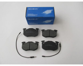 CITROEN XSARA- 98/00; ARKA FREN BALATASI (2 KABLOLU)(DİSK) (105X54,9X11)(BRAMAX)