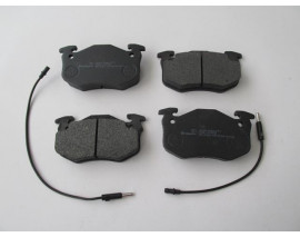 CITROEN XSARA- 01/05; ARKA FREN BALATASI (2 KABLOLU)(DİSK) (105X54,9X11)(BRAMAX)