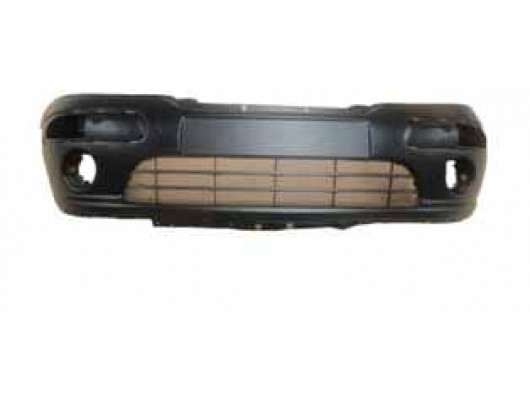 CITROEN C3- 03/05; ÖN TAMPON SİYAH (BANT DELİKLİ/SIS DELİKLİ/PANJURLU/KARLIKSIZ/BRAKETLİ )(LM)