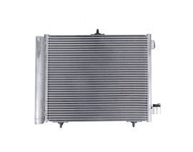 CITROEN C3- 03/09; KLİMA RADYATÖRÜ (BRAZING) (420X374X16) ALÜMİNYUM (3 AYAKLI) (ORİS)