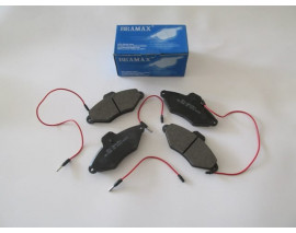 CITROEN XANTIA- 93/98; ÖN FREN BALATASI (4 KABLOLU) (DİSK)(130,8X60,6X16,3)(BRAMAX)