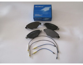 CITROEN C5- 05/08; ÖN FREN BALATASI 1,6HDI/1,8/2,0/2,0HDI (4 KABLOLU)(DİSK) (148,7X61X17) (BRAMAX)