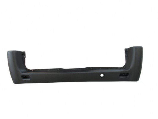 CITROEN JUMPY- 07/12; ARKA TAMPON SİYAH SENSÖR DELİKSİZ/REFLEKTÖR DELİKLİ (UZUN ŞASE) (ITALYA)