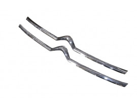 CITROEN JUMPY- 17/24; ÖN PANJUR NİKELAJ ÇITASI ALT/ÜST SET (2PARÇA)(TW)