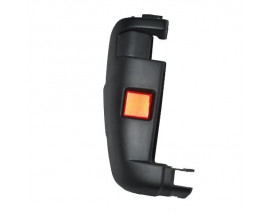 CITROEN JUMPER- 02/07; ARKA TAMPON UCU SOL SİYAH (REFLEKTÖRLÜ) (EUROBUMP)