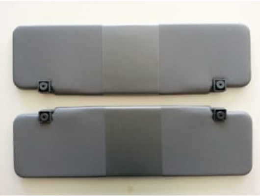 CITROEN JUMPER- 02/07; GÜNEŞLİK GRİ SAĞ/SOL SET 2 PARÇA