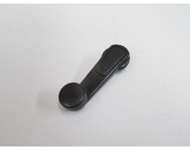 MITSUBISHI CANTER- FE444- 90/97; CAM AÇMA KOLU SİYAH YUVARLAK TİP (FREZESİ PLASTİK) (HUSHAN)