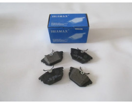 FIAT BRAVA- 97/03; ARKA FREN BALATASI (KABLOSUZ)(DİSK)(87x44.2x14)(BRAMAX)