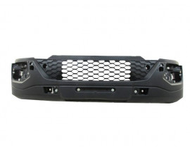 IVECO DAILY- 14/19; ÖN TAMPON SİYAH (SİS DELİKLİ TAMPON PANJURLU (BRAKETLİ) (EUROBUMP)