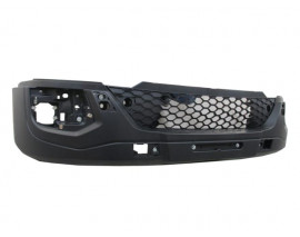 IVECO DAILY- 14/19; ÖN TAMPON SİYAH (SİS DELİKLİ TAMPON PANJURLU (BRAKETLİ) (EUROBUMP)