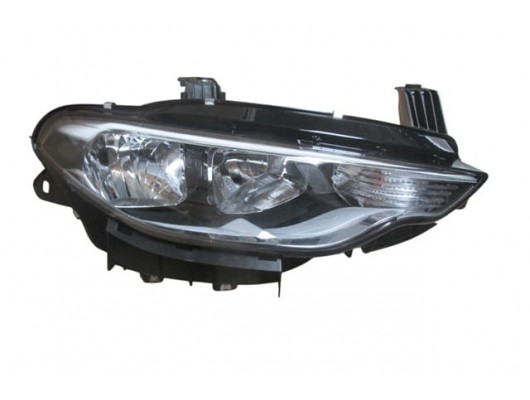 FIAT EGEA- SD/HB/SW- 15/20; FAR LAMBASI SAĞ ELEKTRİKLİ/MOTORLU (SİYAH/NİKELAJLI) (H7/H15) (RIA)