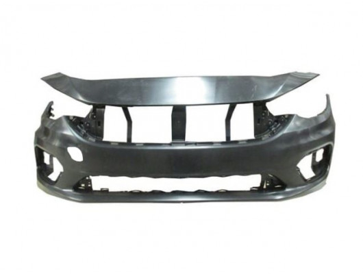 FIAT EGEA- SD/HB/SW- 15/20; ÖN TAMPON SİYAH TAKVİYESİZ (SİS/PANJUR DELİKLİ)