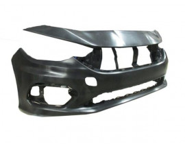 FIAT EGEA- SD/HB/SW- 15/20; ÖN TAMPON SİYAH TAKVİYESİZ (SİS/PANJUR DELİKLİ)