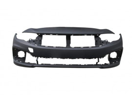 FIAT EGEA- SD/HB- 21/25; ÖN TAMPON SİYAH TAKVİYELİ (SİS/PANJUR DELİKLİ)