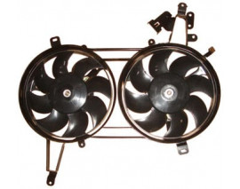 FIAT MAREA- 97/07; RADYATÖR FAN DAVLUMBAZI 1,9 JTD ÇİFTLİ KOMPLE (SAC) (8+8 KANAT)